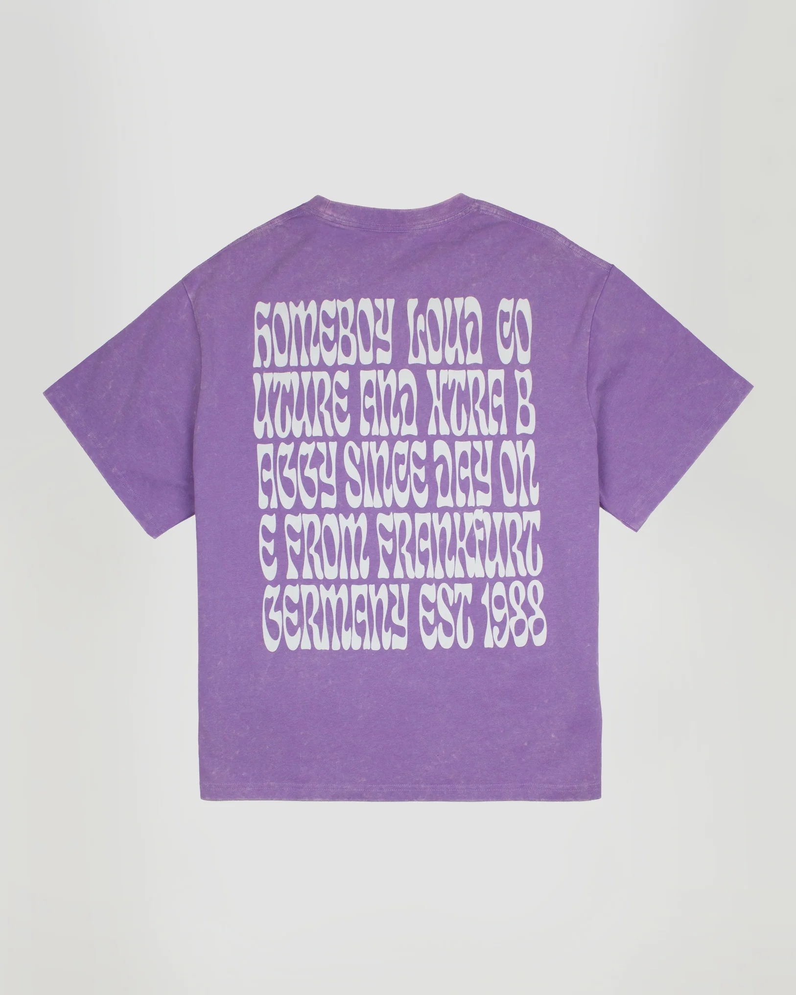 BIG TEXT Tee WASHED LILAC - Image 10