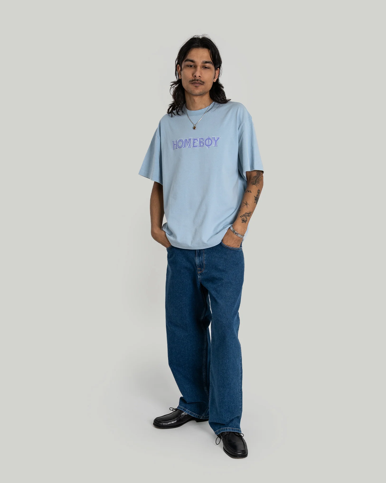CHAOS Tee LIGHT BLUE - Image 4