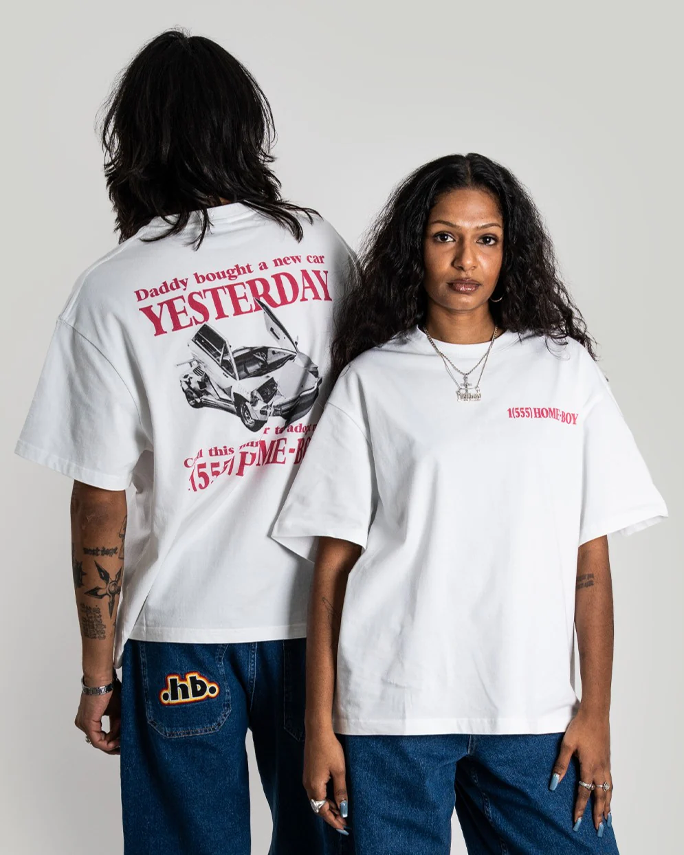 DADDIES LAMBO Tee WHITE