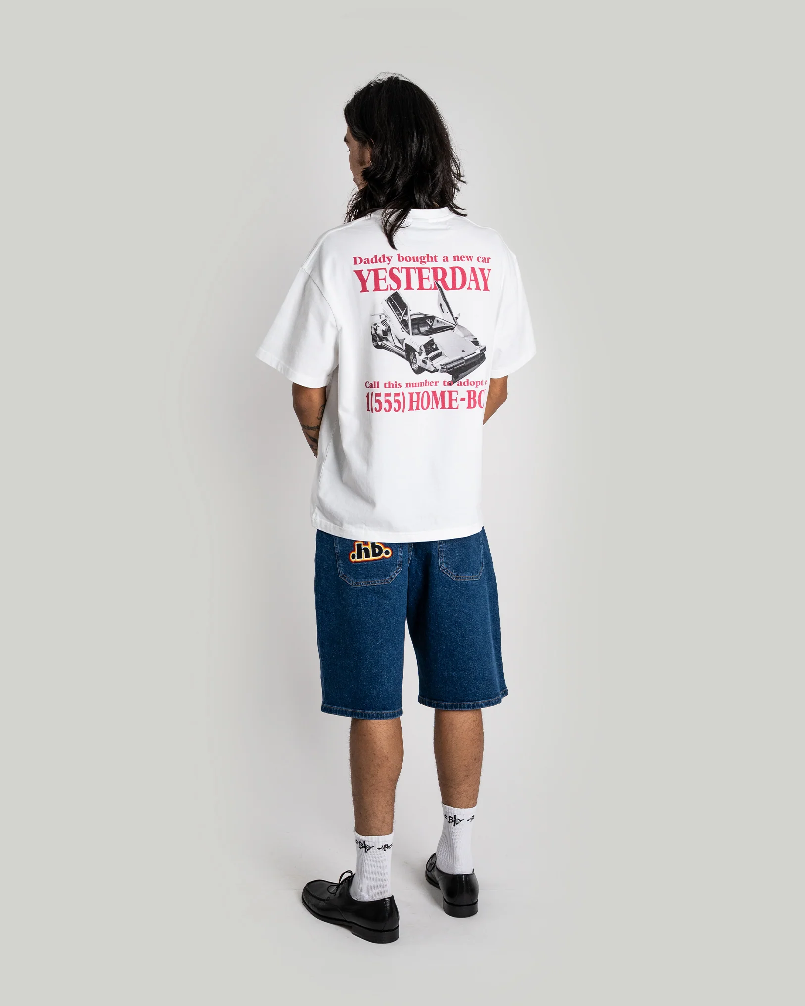 DADDIES LAMBO Tee WHITE - Image 3