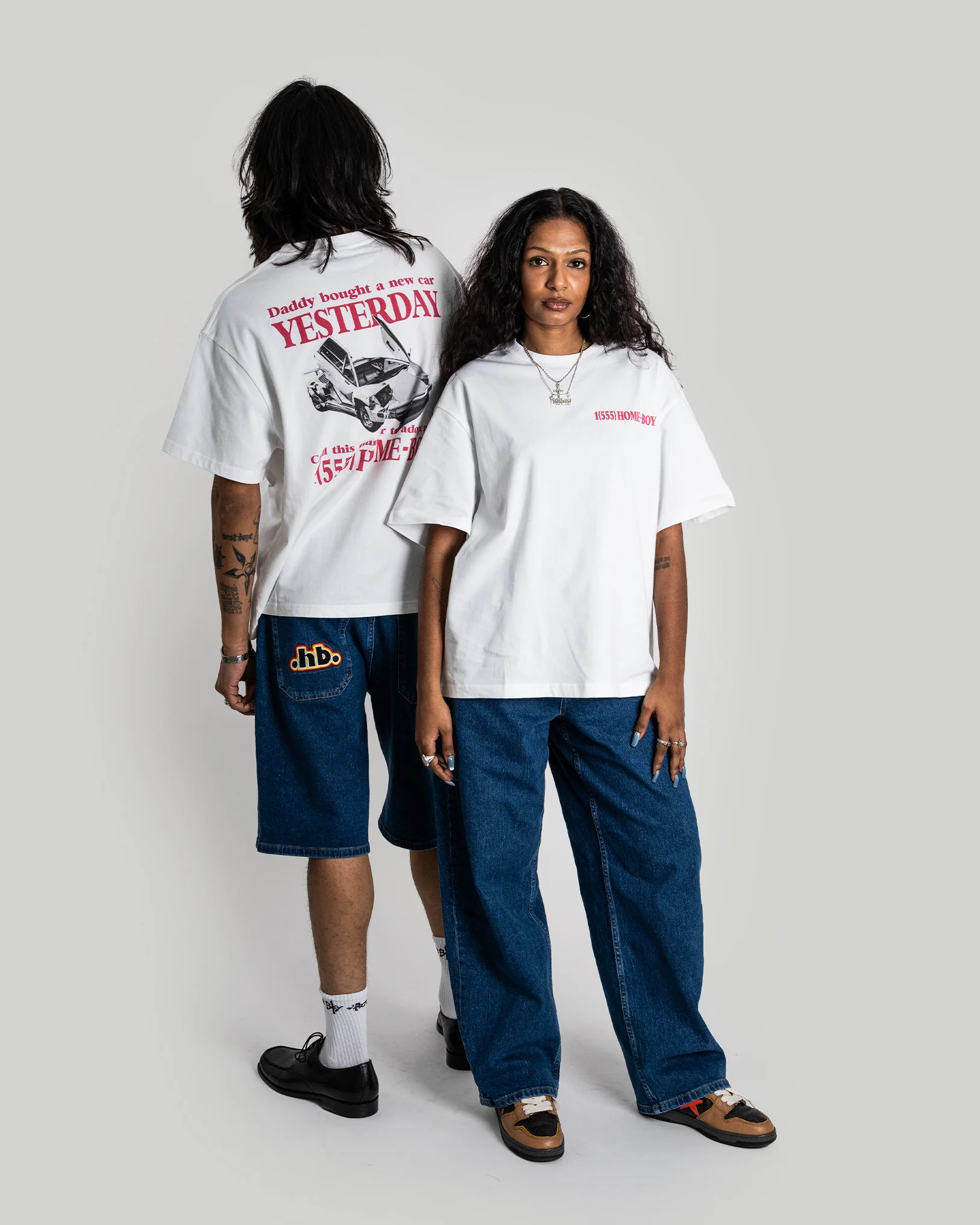 DADDIES LAMBO Tee WHITE - Image 4