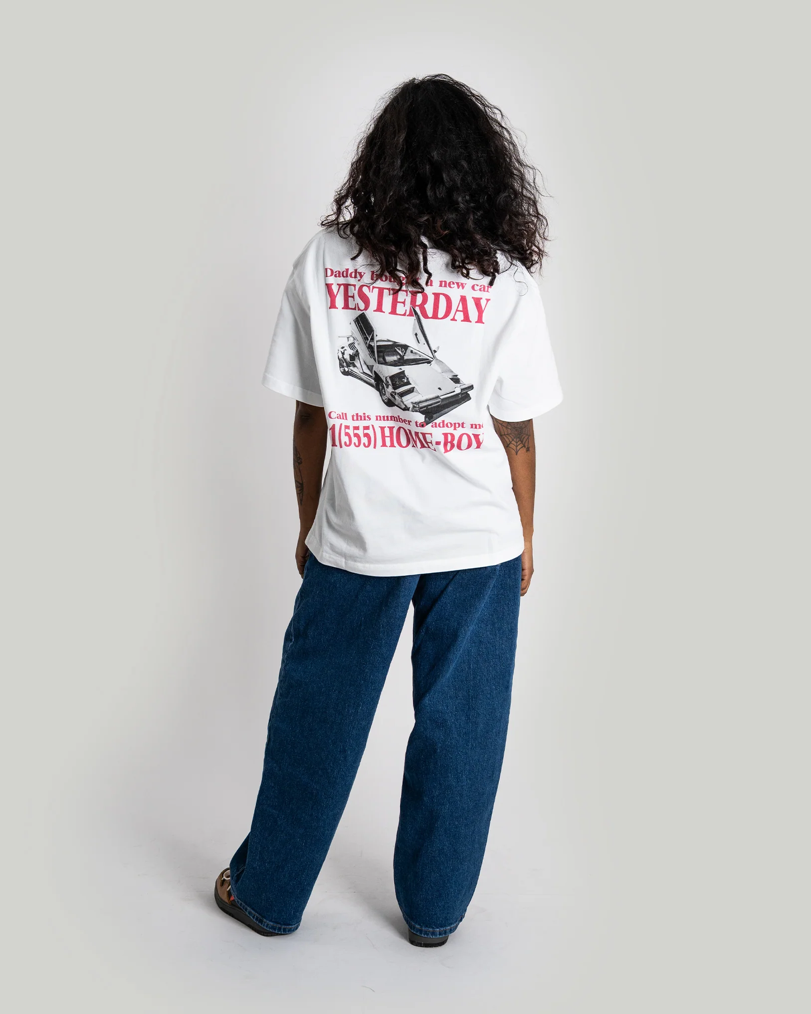 DADDIES LAMBO Tee WHITE - Image 6