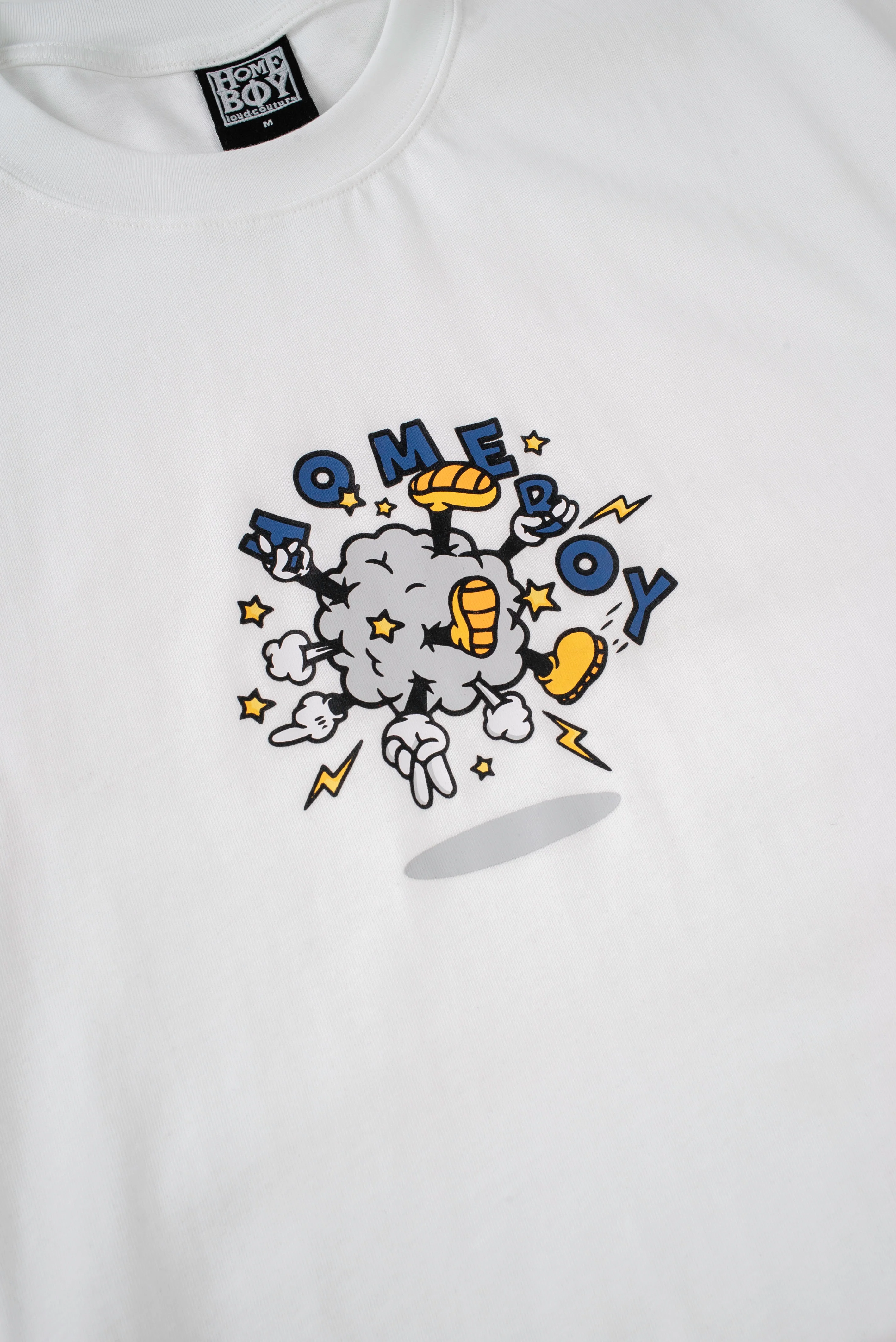 FIGHT CLOUD Tee WHITE - Image 2