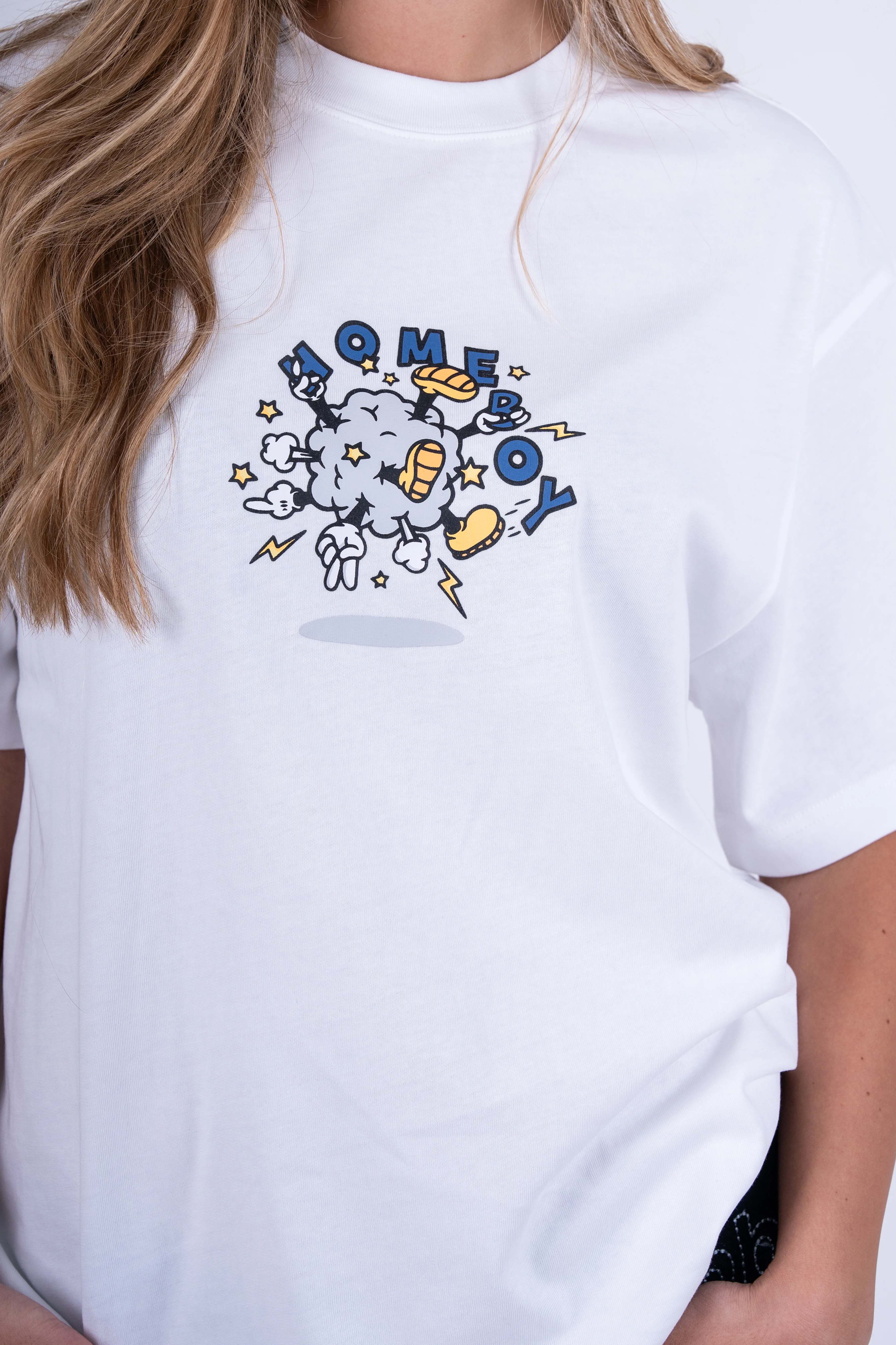 FIGHT CLOUD Tee WHITE - Image 4