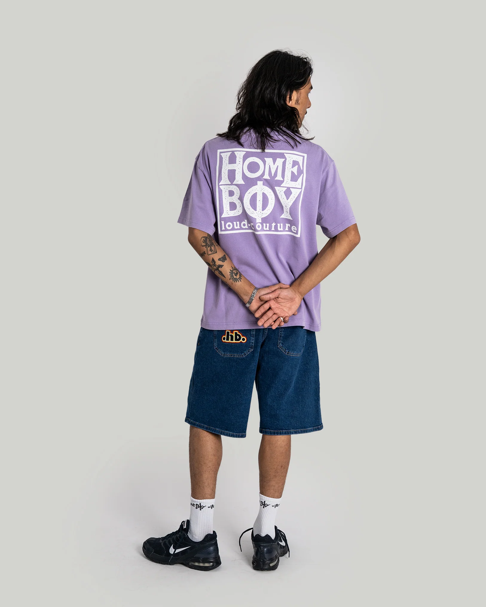 OLD SCHOOL Tee WASHED LILAC - Image 5