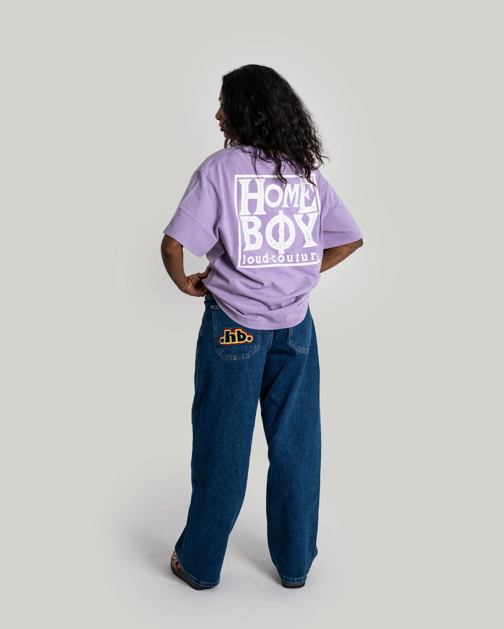 OLD SCHOOL Tee WASHED LILAC - Image 7