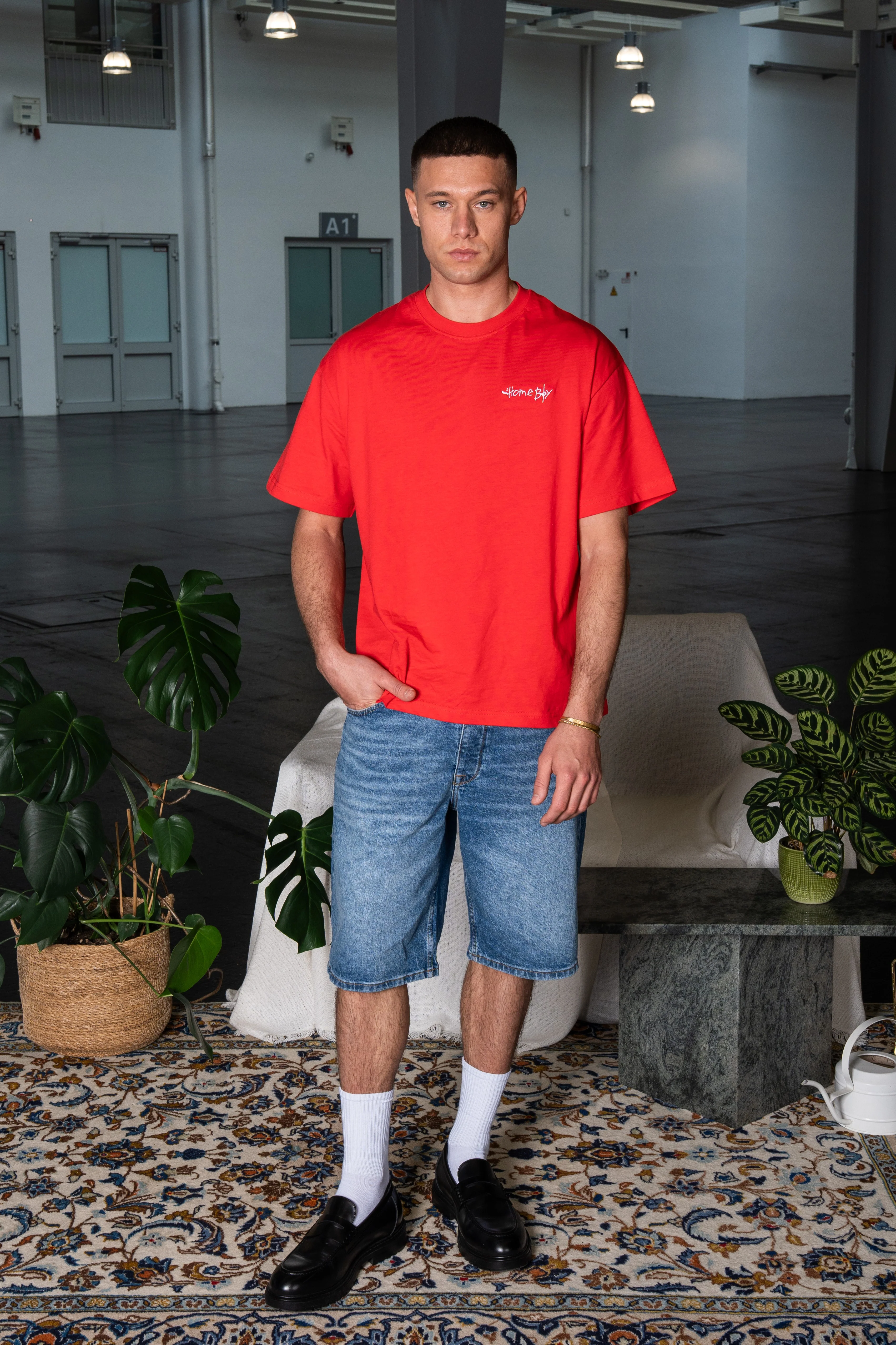 PENCIL Tee POPPY RED - Image 4