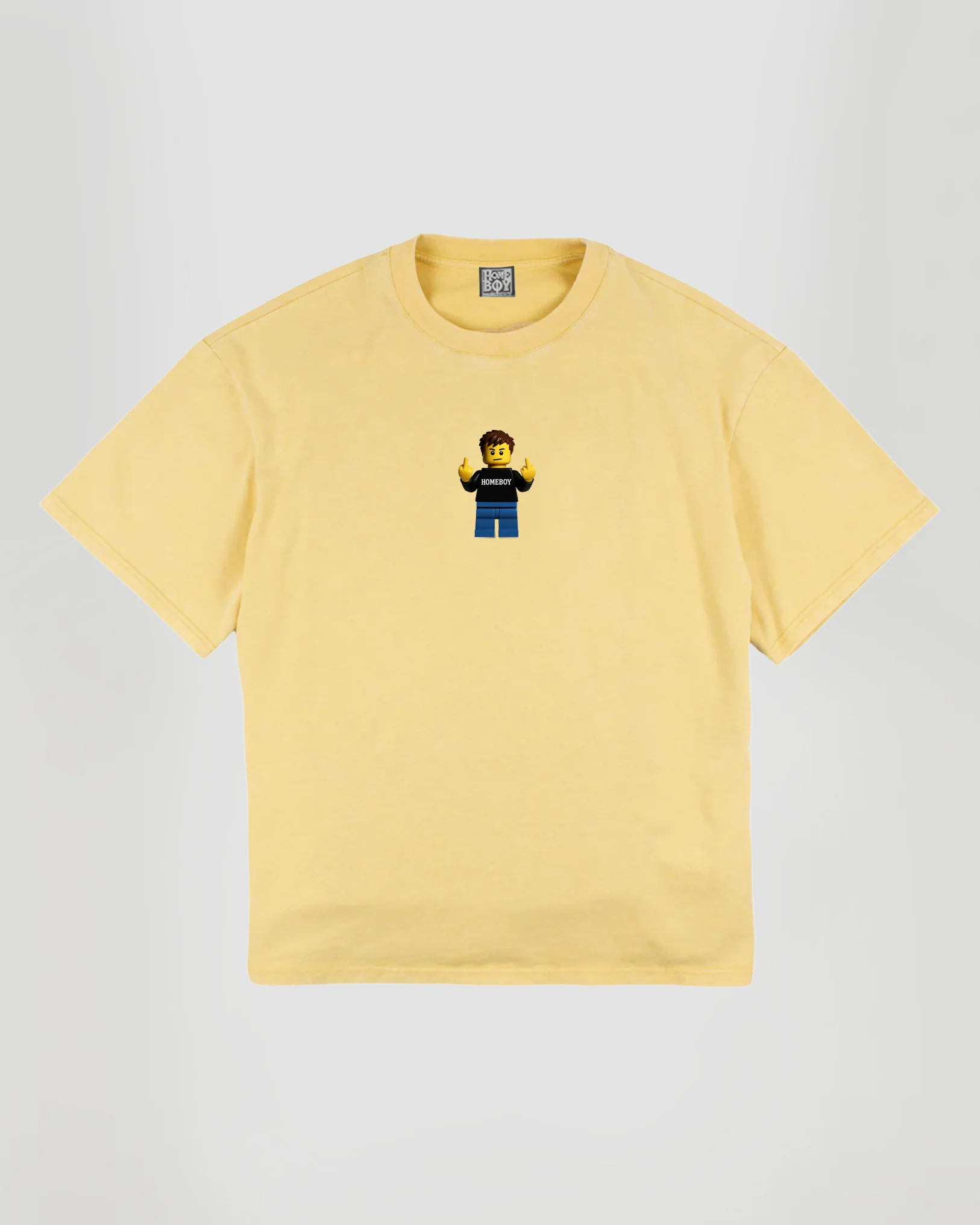 PLAY BOY Tee WASHED YELLOW
