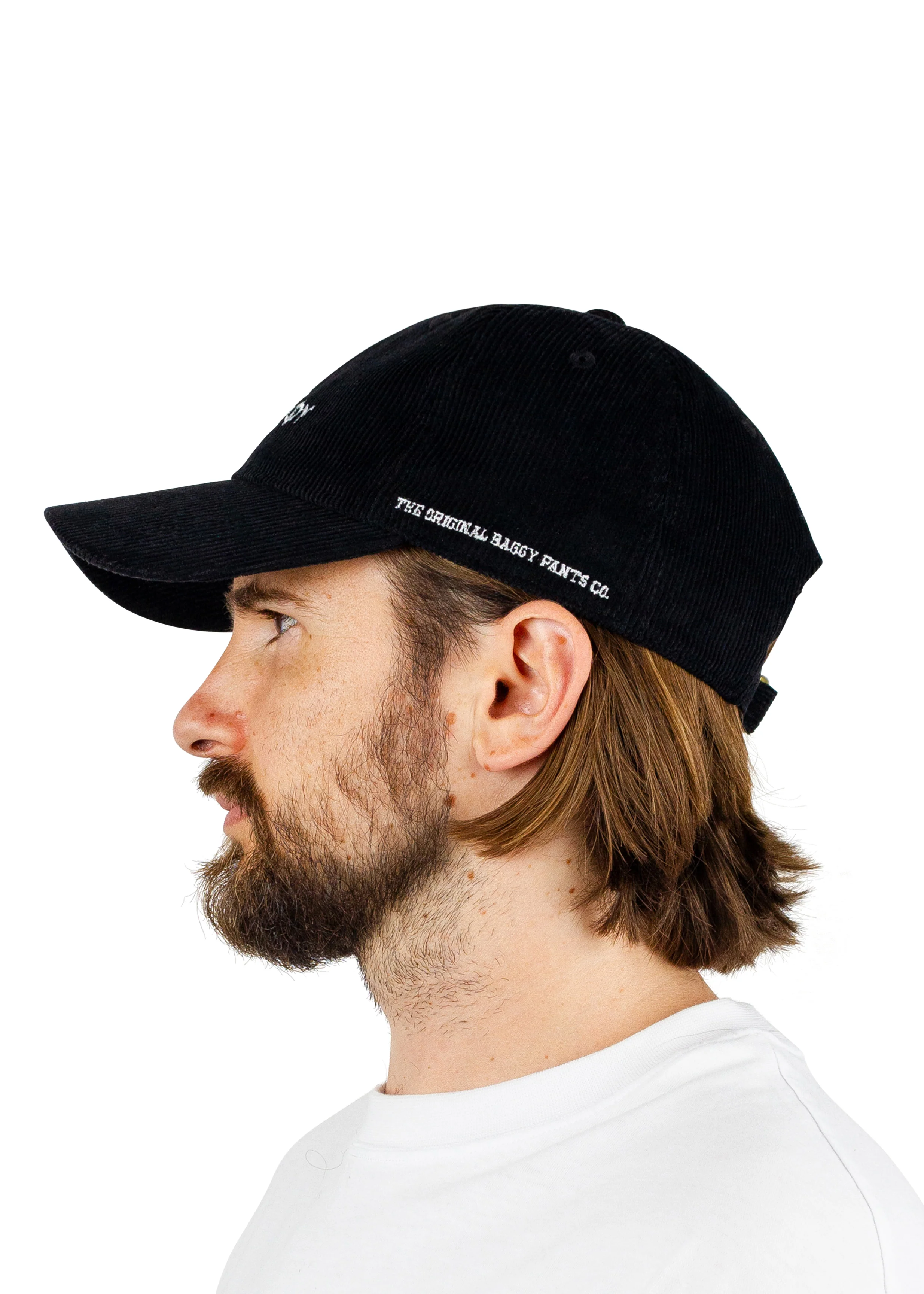STRAIGHT CORD Dad Cap BLACK - Image 3