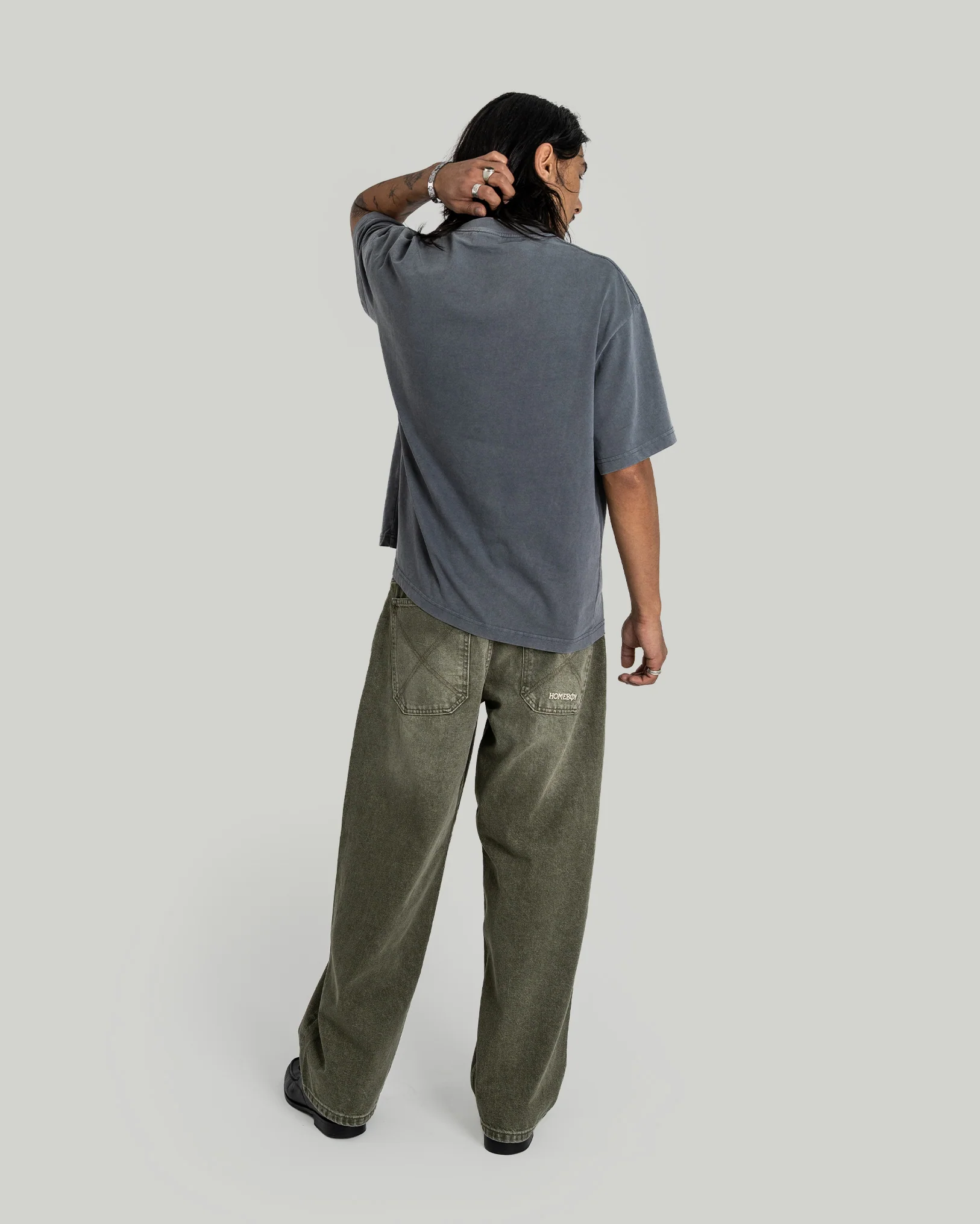 WATER GUN Tee WASHED GREY - Image 4