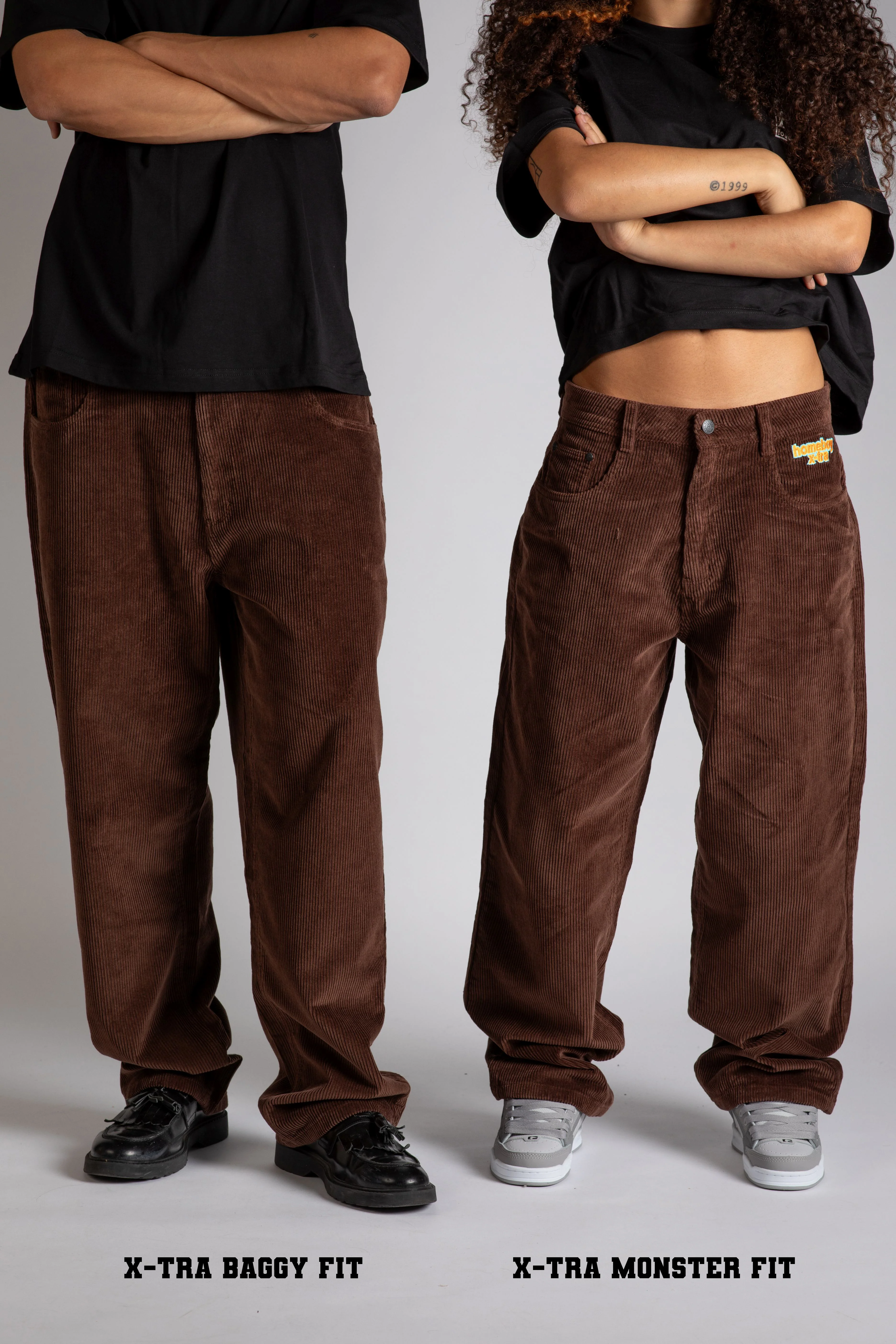 x-tra BAGGY Cord CHOCOLATE BROWN - Image 6