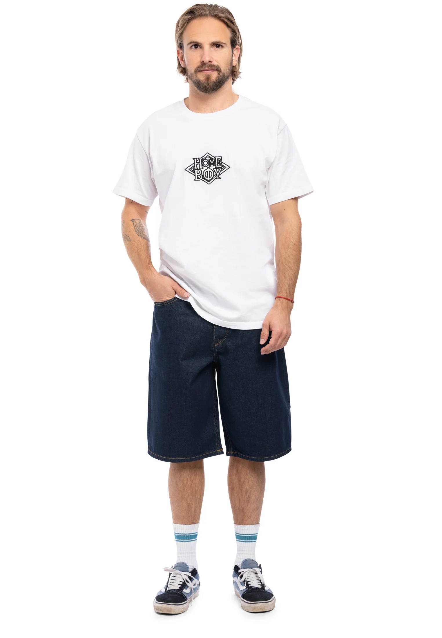 x-tra BAGGY Denim Shorts Indigo - Image 6
