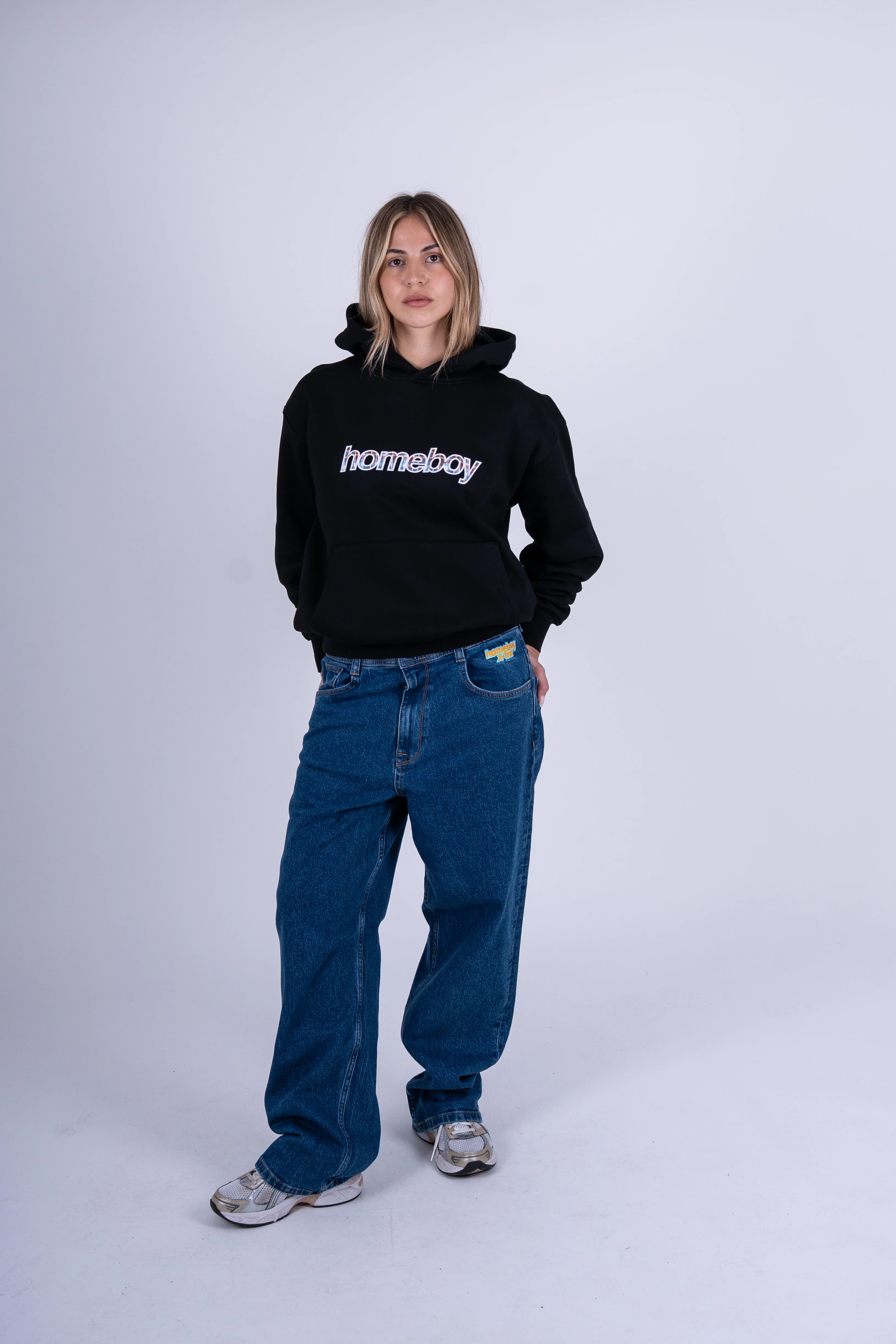 x-tra BAGGY DIAMOND Denim WASHED BLUE - Image 6