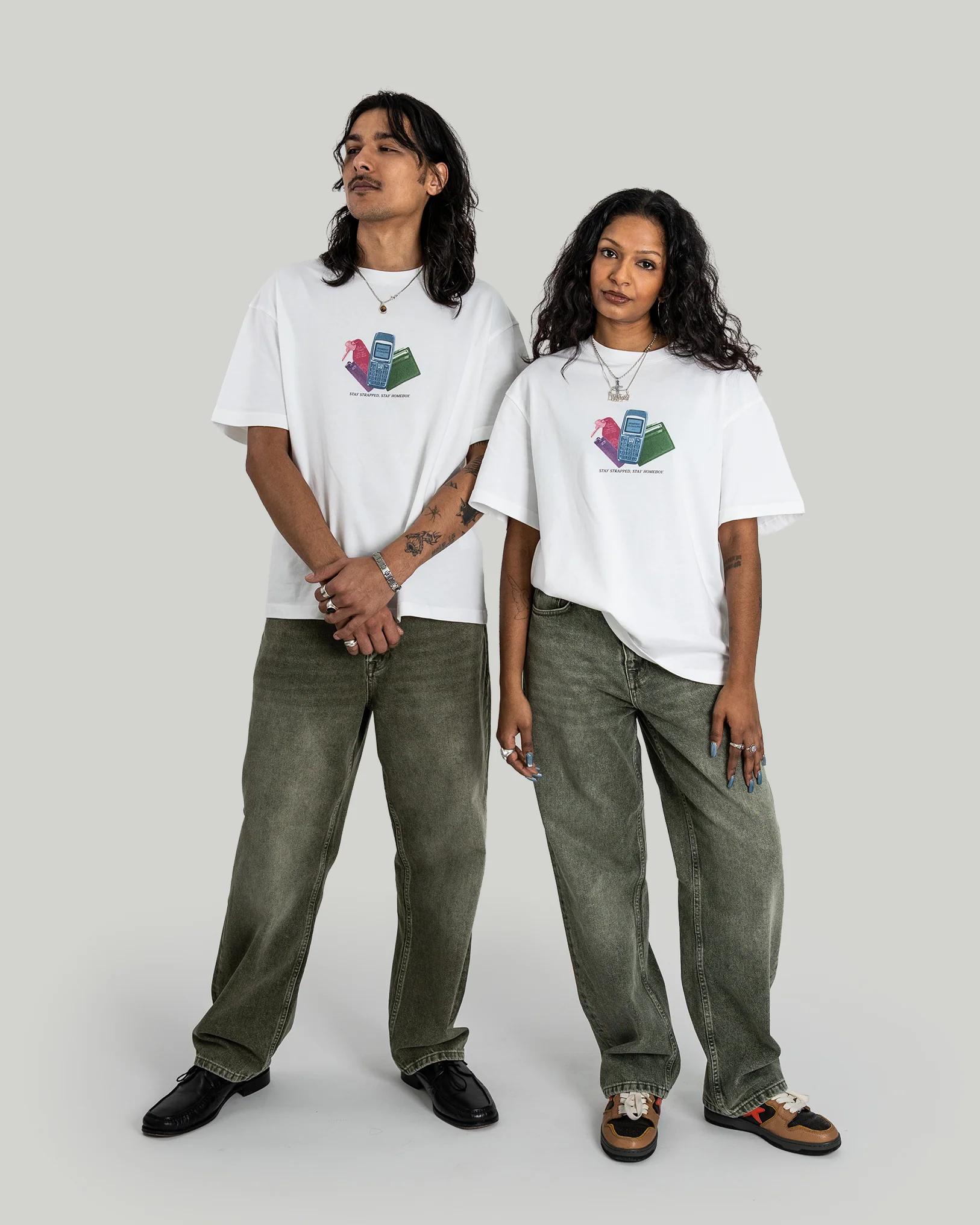 x-tra BAGGY Dye Denim WASHED GREEN - Image 3