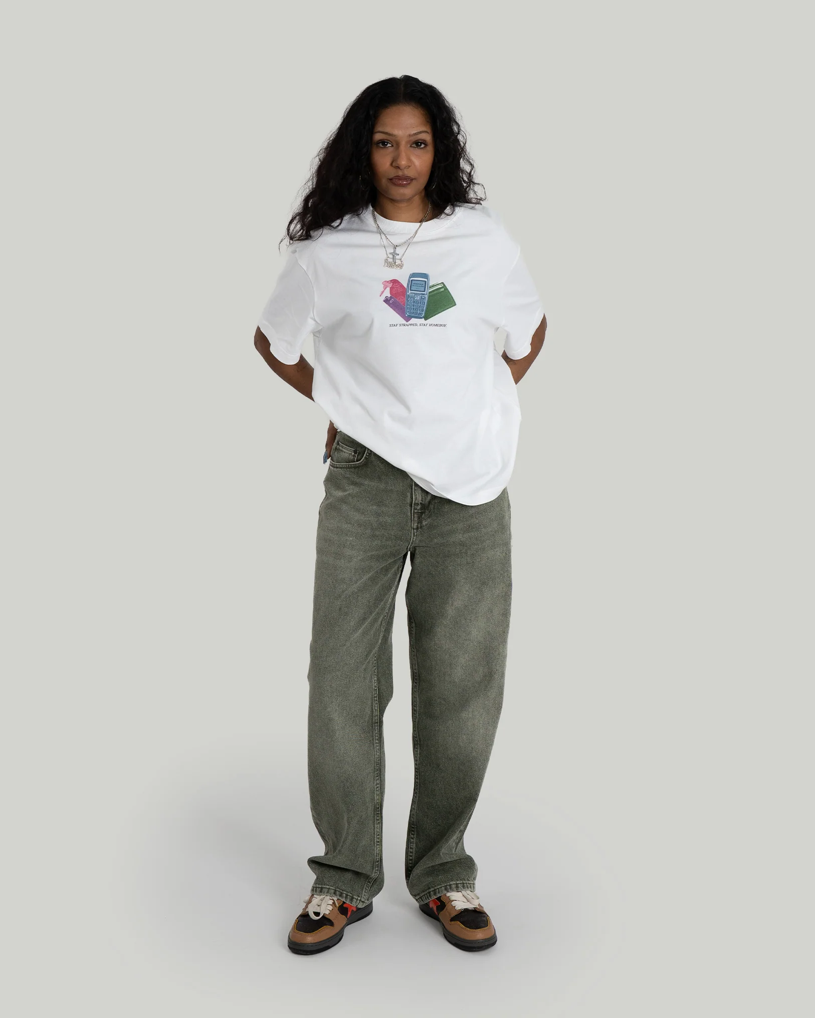 x-tra BAGGY Dye Denim WASHED GREEN - Image 6