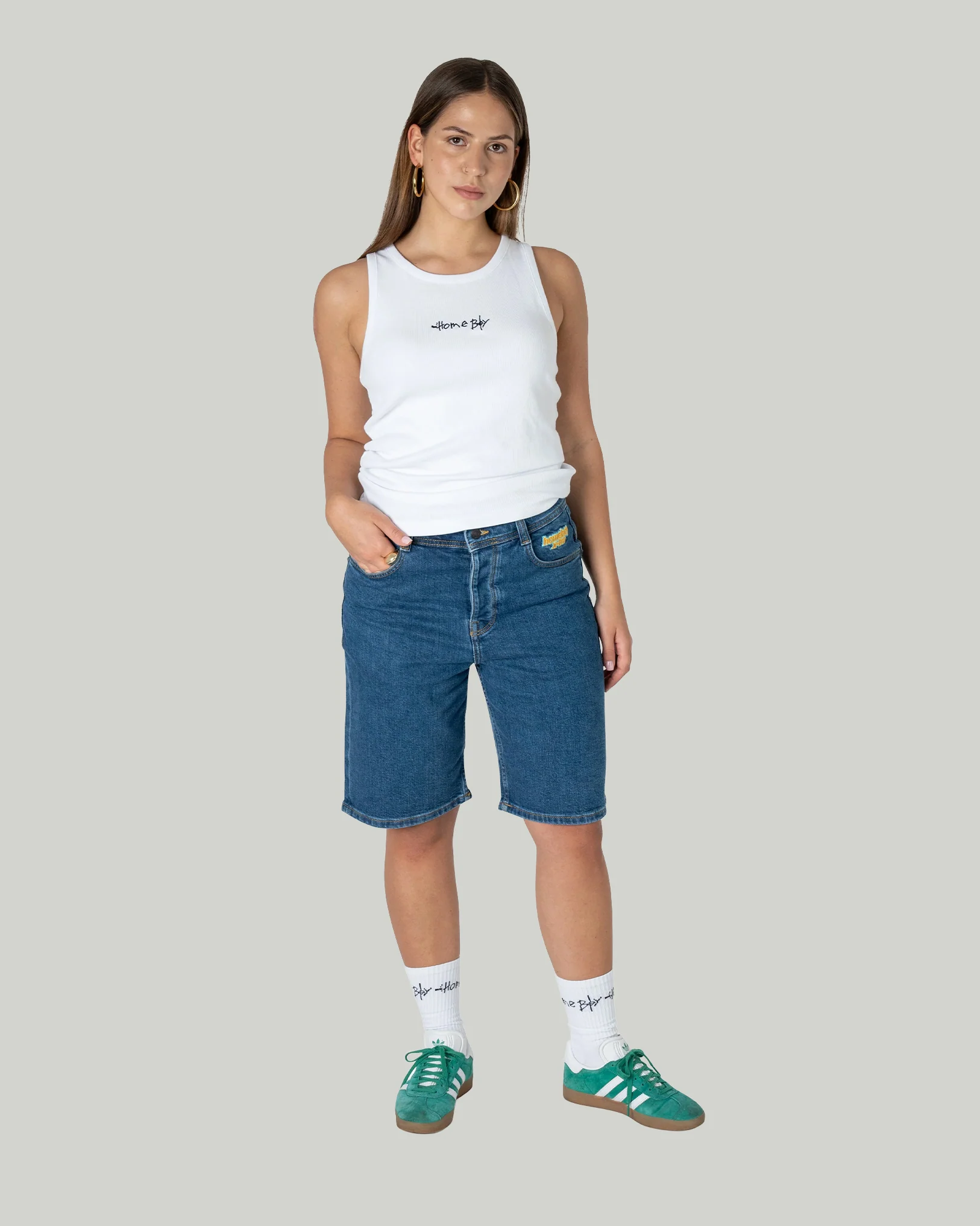 x-tra BAGGY Shorts Washed Blue - Image 4