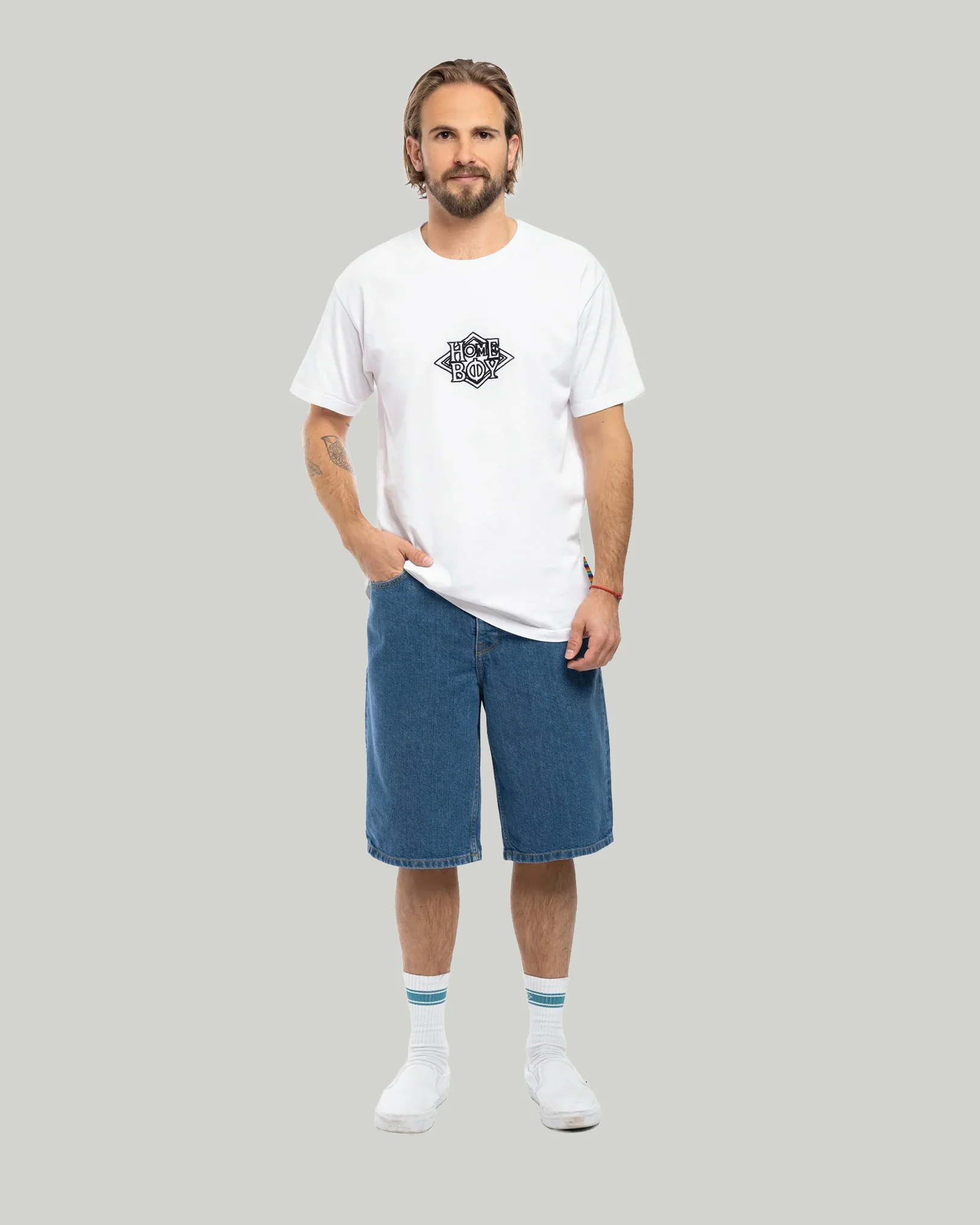 x-tra BAGGY Shorts Washed Blue - Image 5