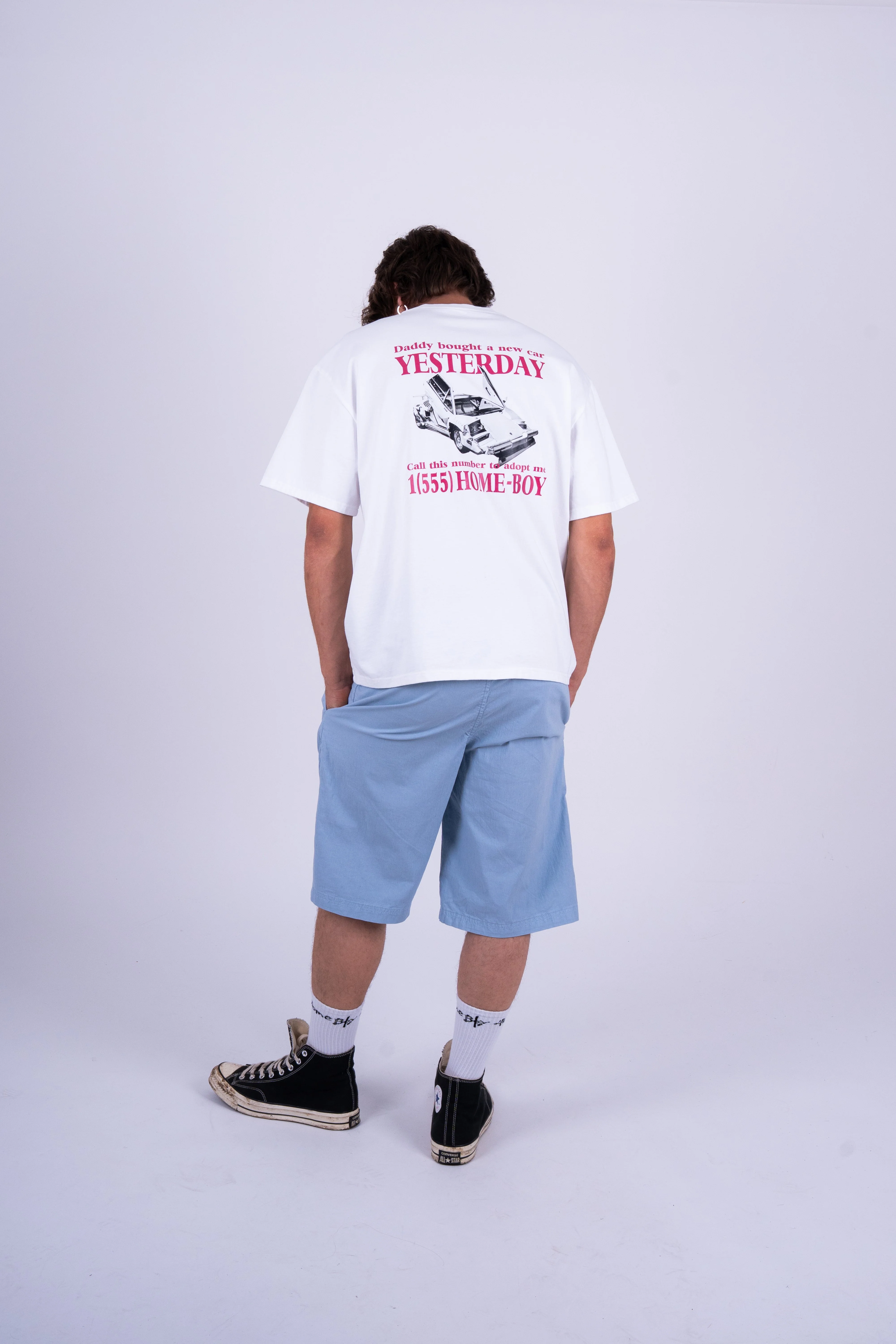 x-tra BEACH BAGGY Linen Short Retro Blue - Image 3