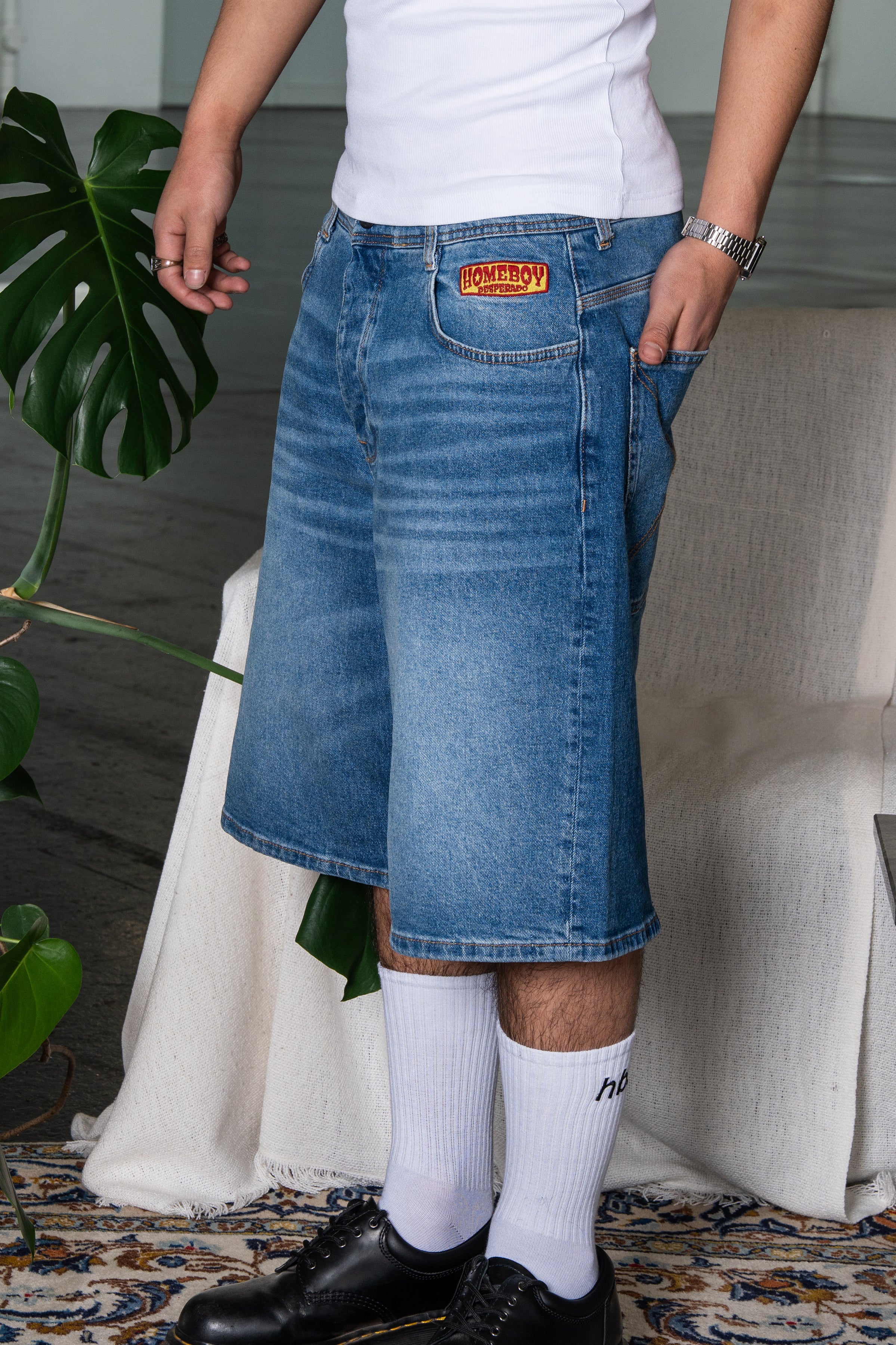 x-tra DESPERADO Denim SHORTS VINTAGE BLUE - Image 6