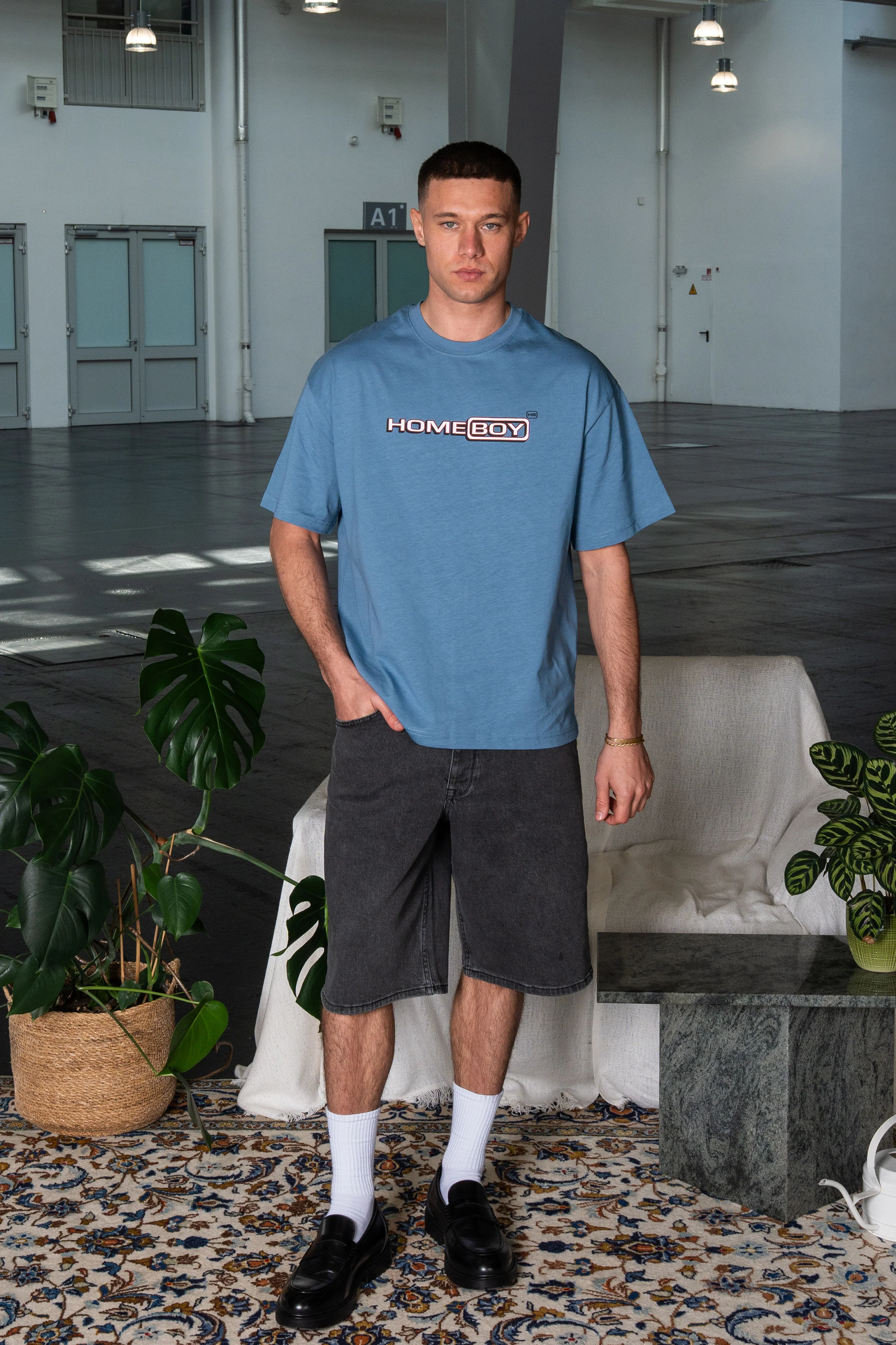 x-tra MONSTER Denim SHORTS Washed Grey - Image 4