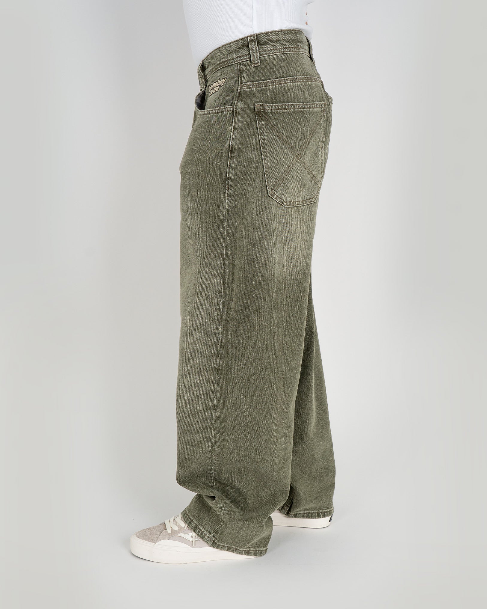 x-tra MONSTER Dye Denim WASHED GREEN - Image 3