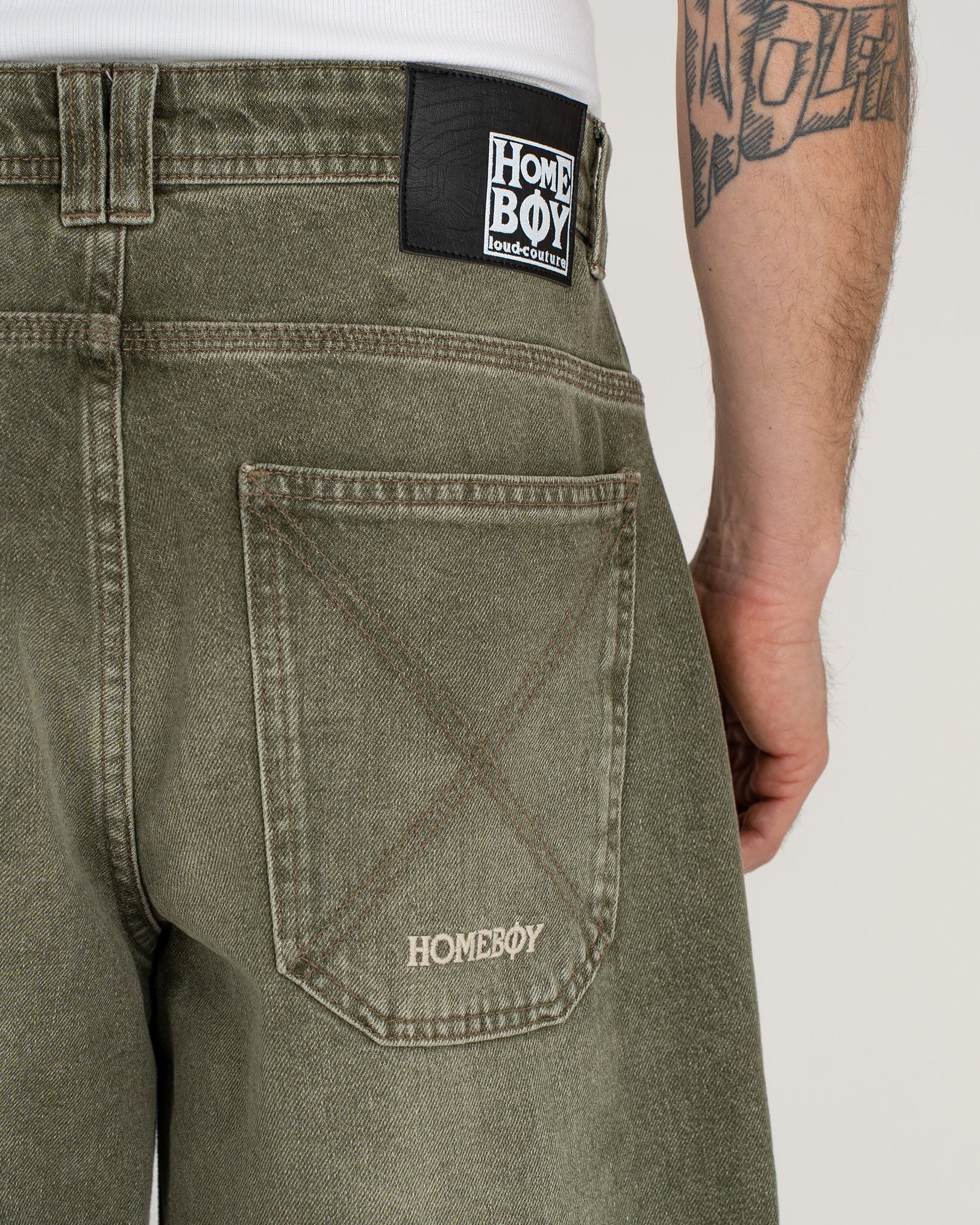 x-tra MONSTER Dye Denim WASHED GREEN - Image 7