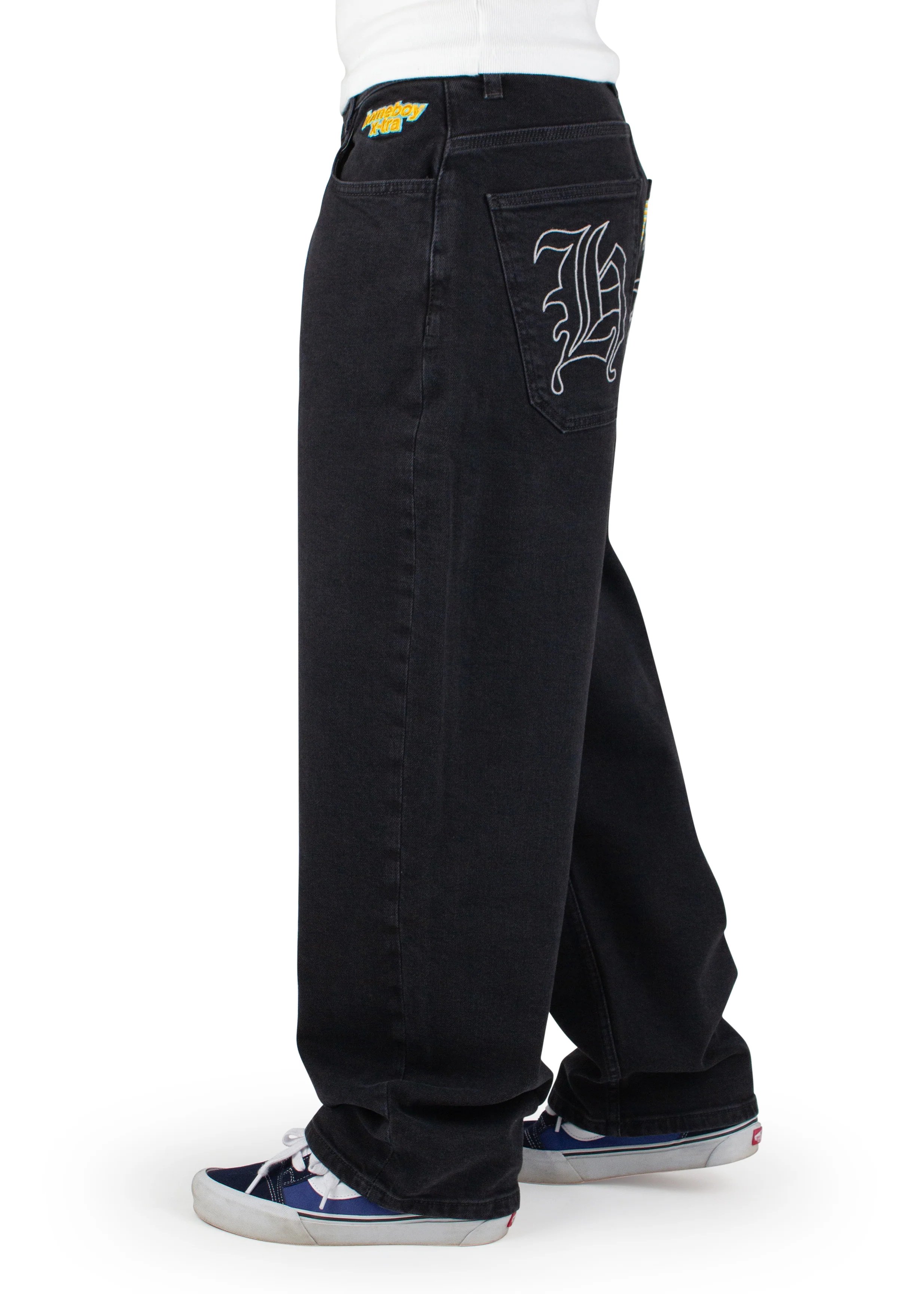 x-tra MONSTER GOTHIC Denim WASHED BLACK - Image 4