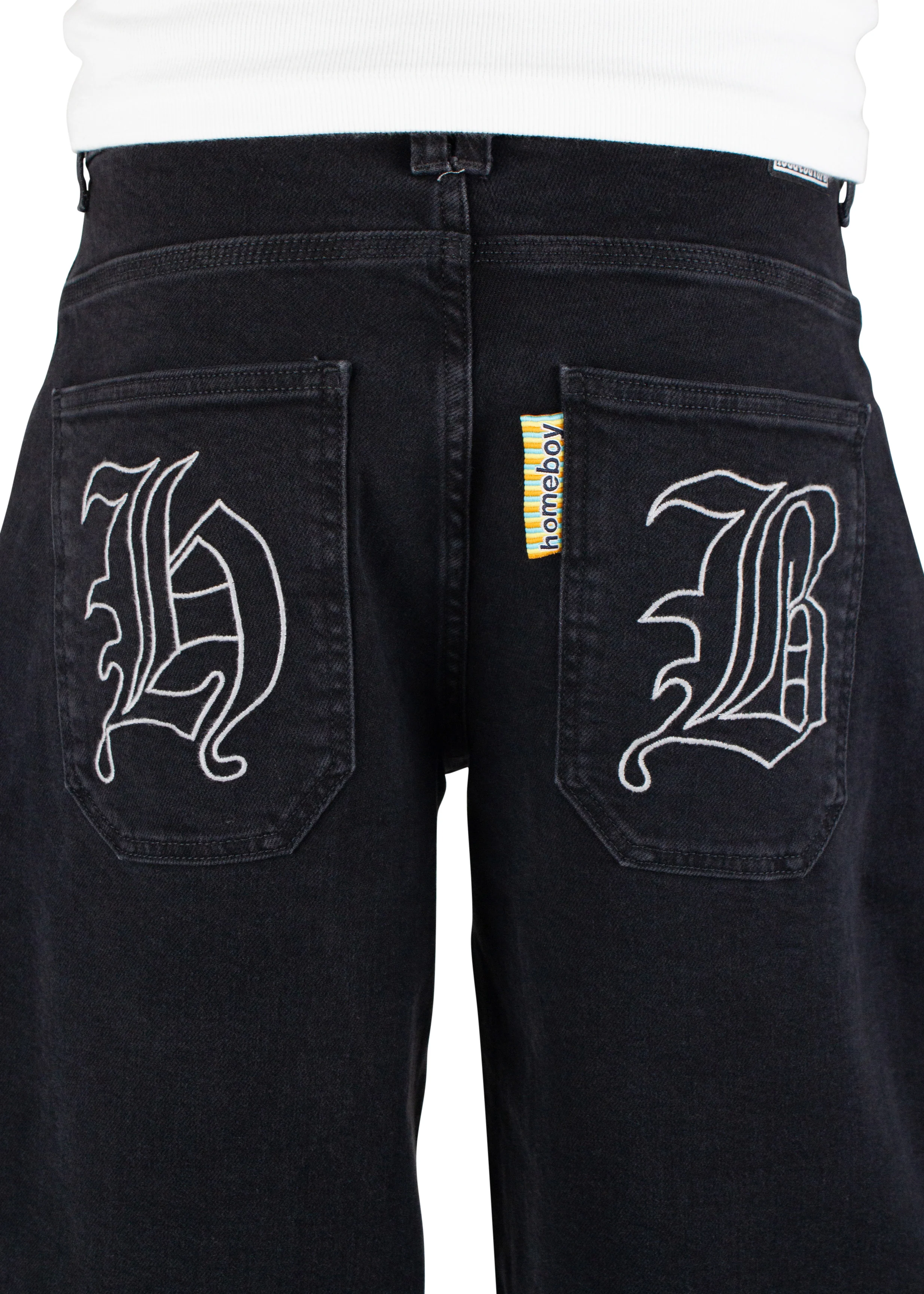 x-tra MONSTER GOTHIC Denim WASHED BLACK - Image 5