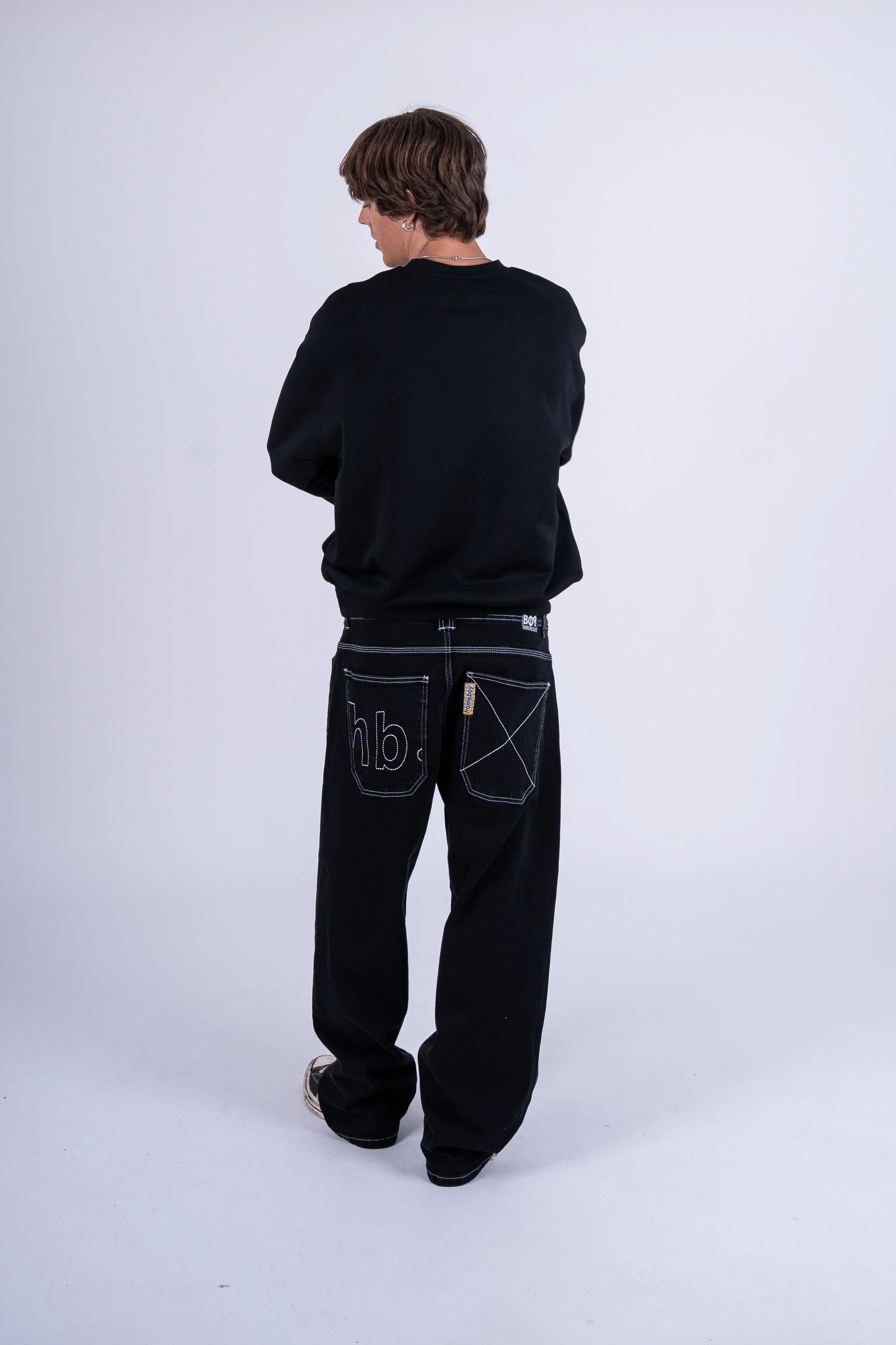 x-tra MONSTER hb. Denim WASHED BLACK - Image 7