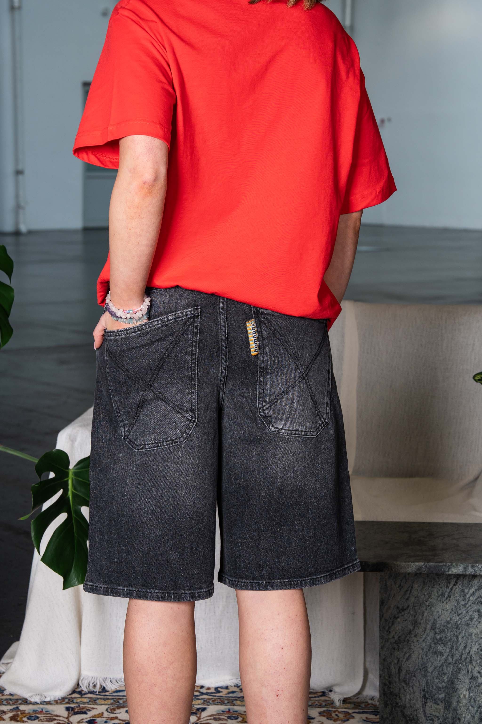 x-tra Monster Vintage SHORTS VINTAGE BLACK - Image 3