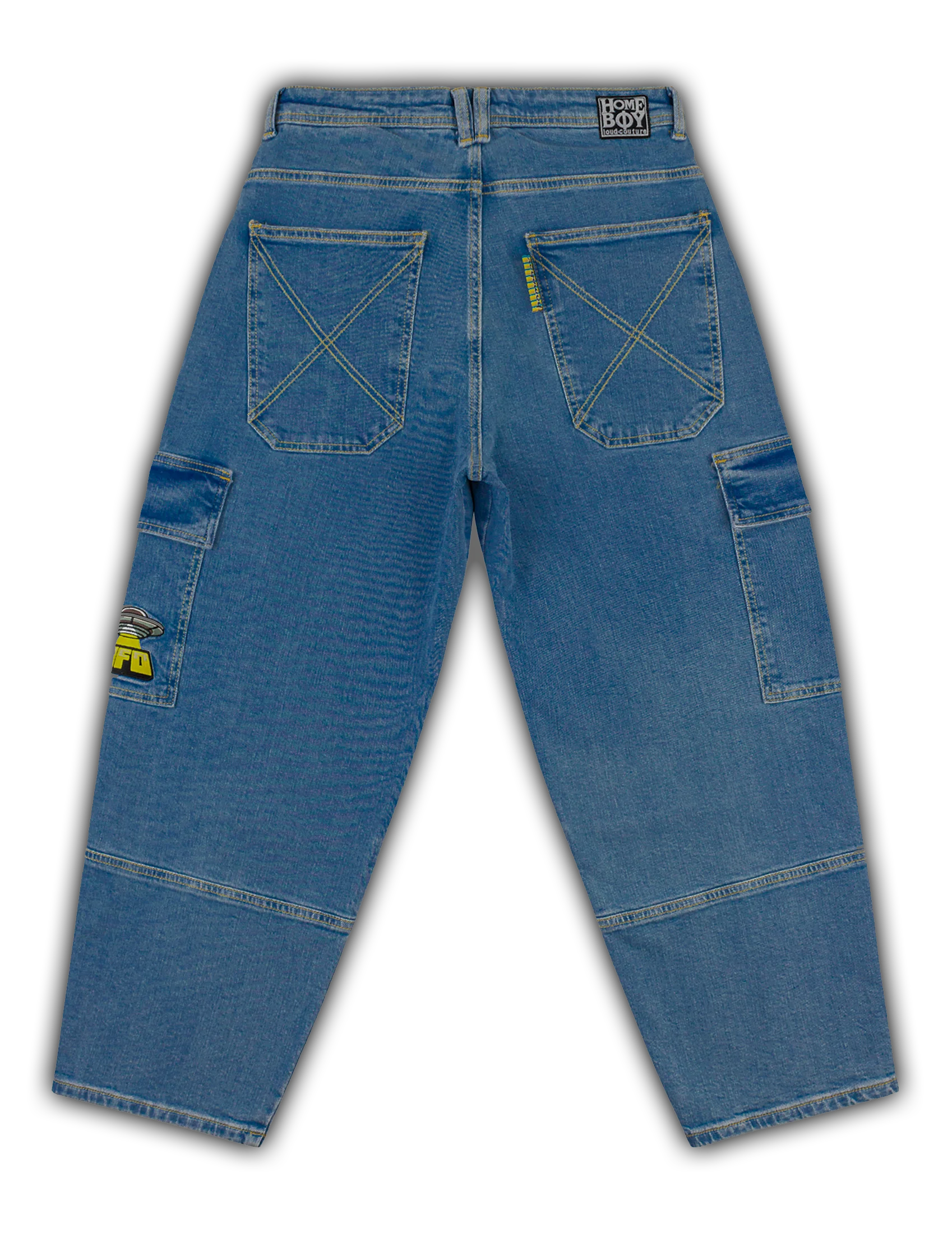 x-tra UFO Cargo Washed Blue - Image 6